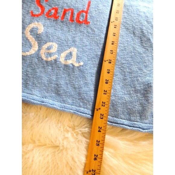 Lilly Pulitzer Women's Size L Pippy Blue Peri Sun Sand Sea Sweater - Picture 10 of 10